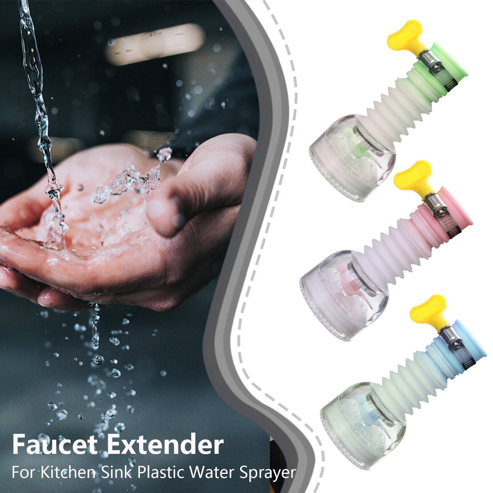 360-Rotation Kitchen Sink Faucet Extenders - LSBRANDY